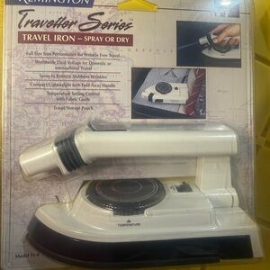 Remington Black and White Travel Iron